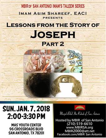 Lessons from Joseph Jan 7, 2018 2 PM