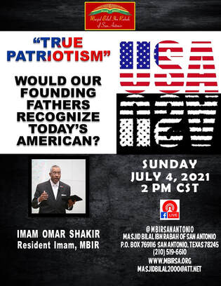 Taleem July 4 on Patriotism Facebook Live